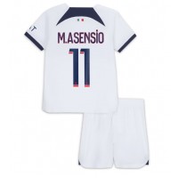 Koszulka piłkarska Paris Saint-Germain Marco Asensio #11 Strój wyjazdowy dla dzieci 2023-24 tanio Krótki Rękaw (+ Krótkie spodenki)